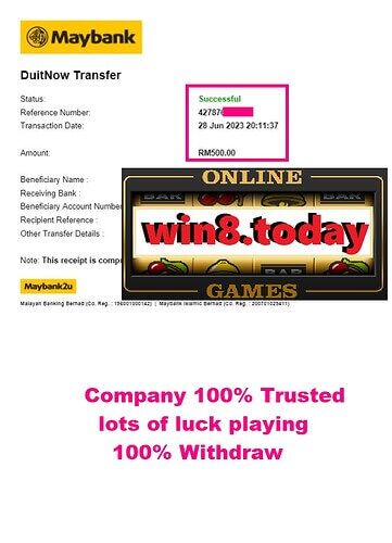Celebrating a big win at Rollex11 Casino from MYR150 to MYR500