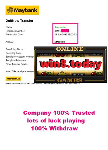 Winning MYR350.00 at MEGA888 Casino