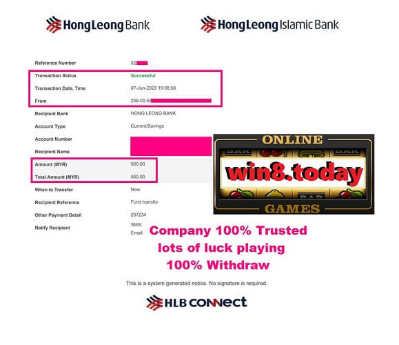 Easy MYR 100 transfer in online casinos