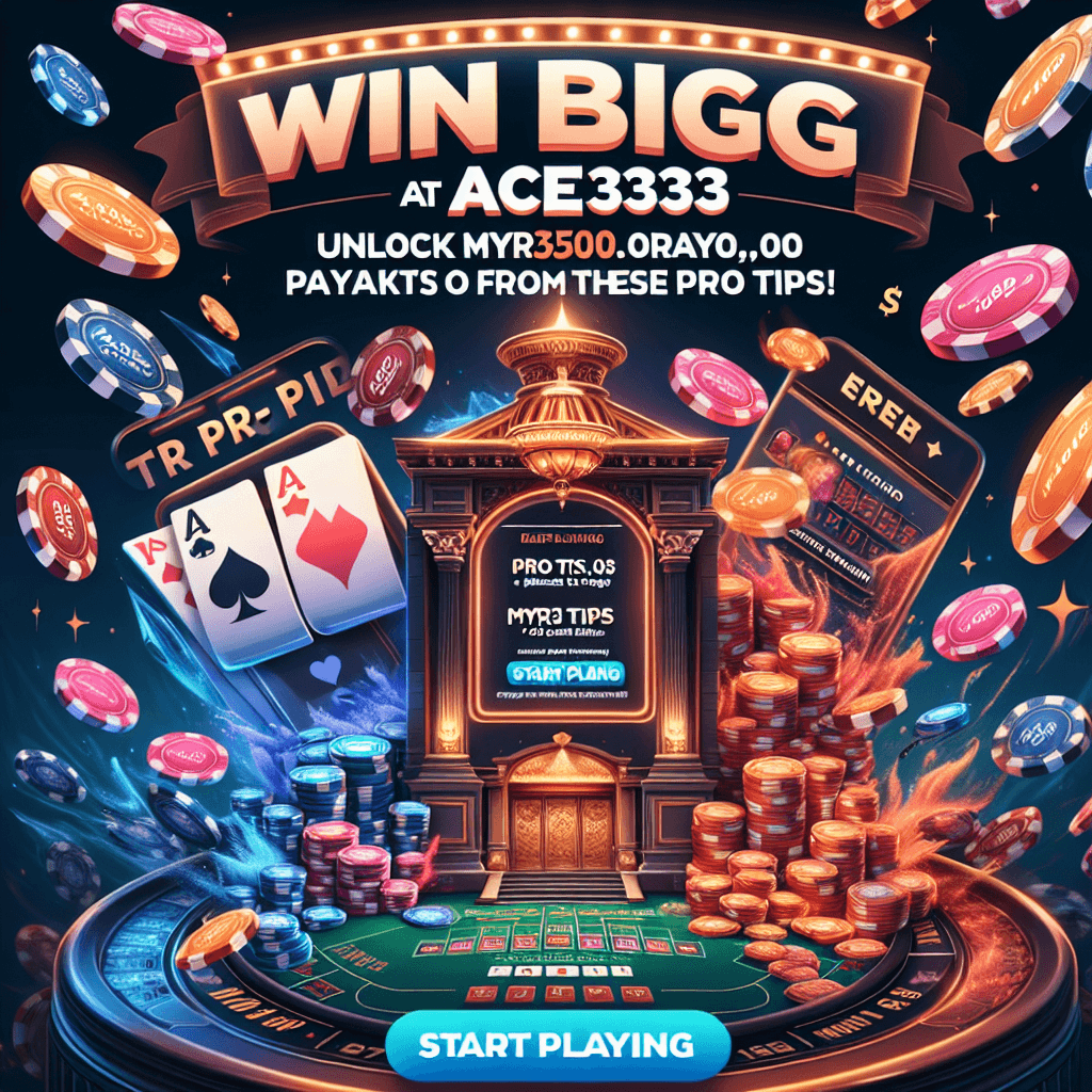 Get expert tips and start playing at ACE333 for a chance to win MYR350.00