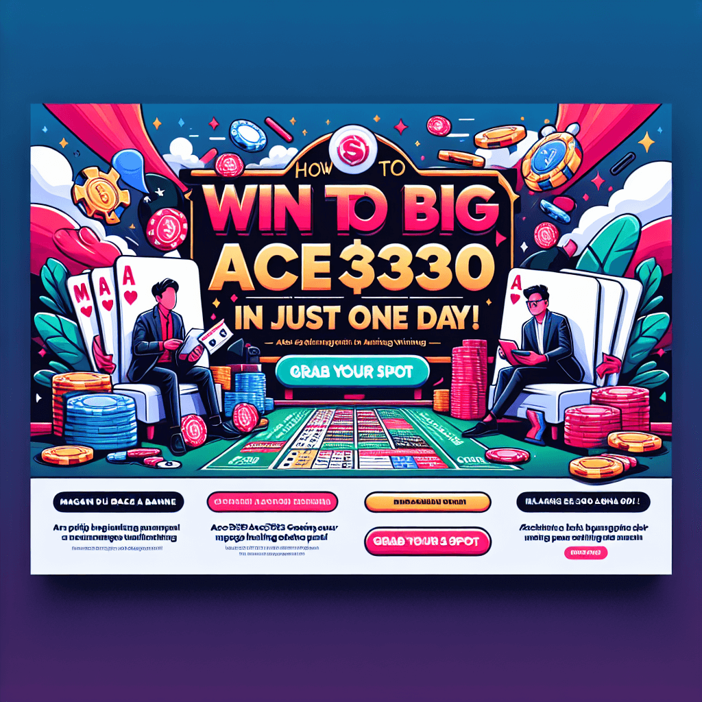 Join ACE333 Casino for big wins
