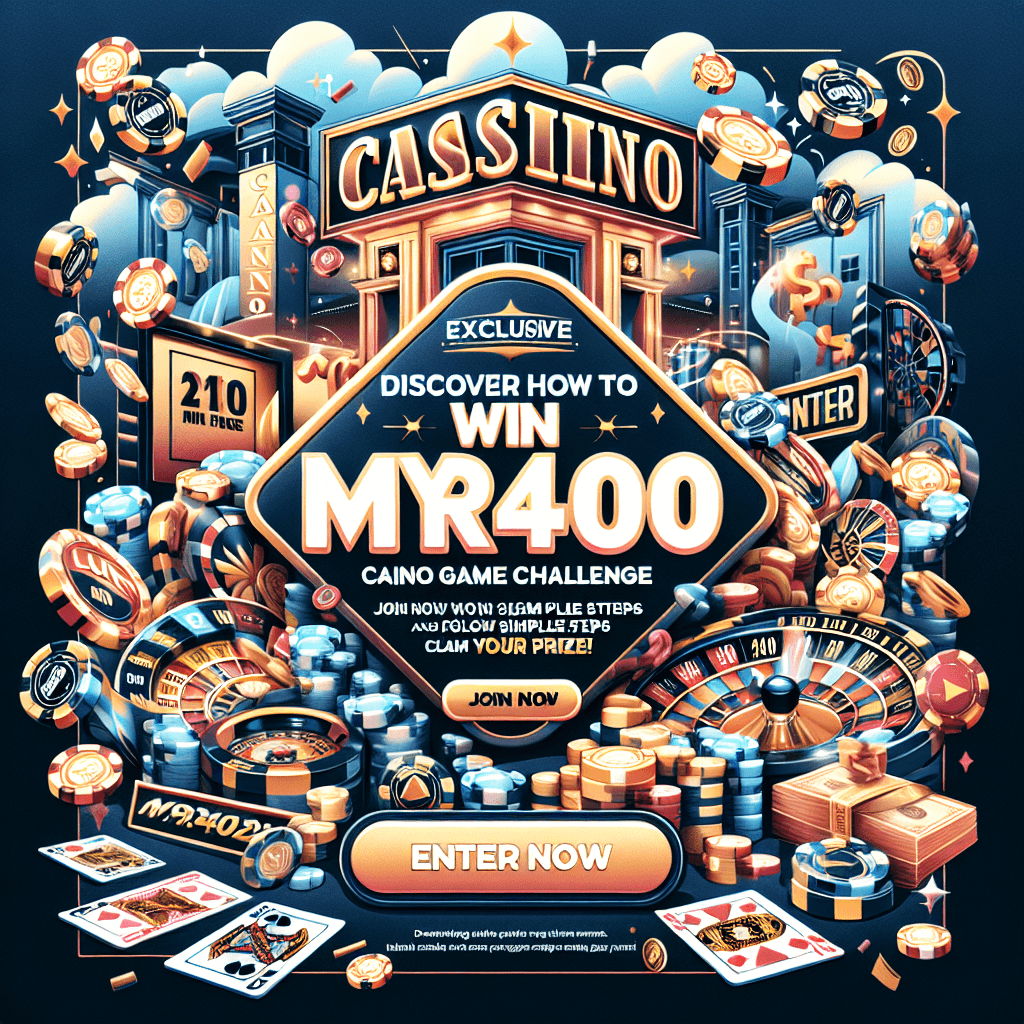 Join our casino game challenge and win MYR400