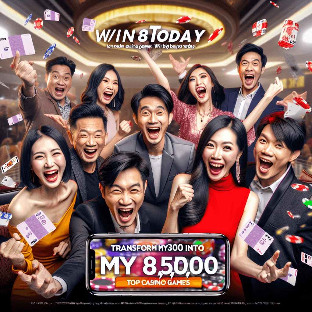 เปลี่ยน MYR300 เป็น MYR1,500 ด้วยเกมคาสิโน