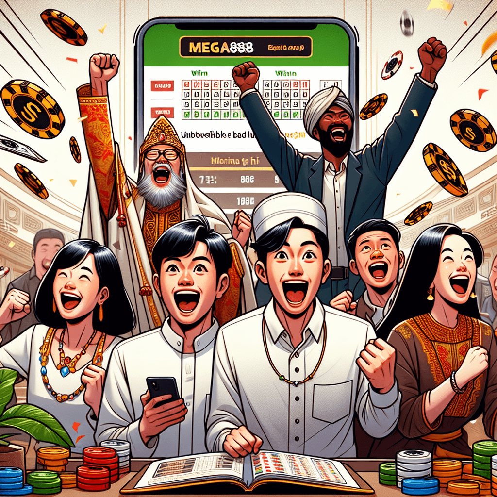 Mega888 game screen with tips to win