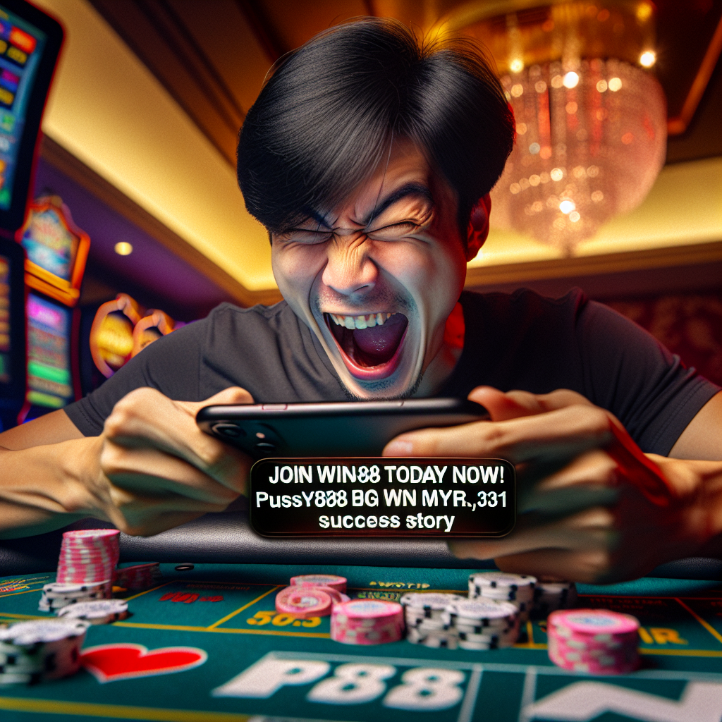 Screenshot of the winning screen on Pussy888 showing MYR3,341 win